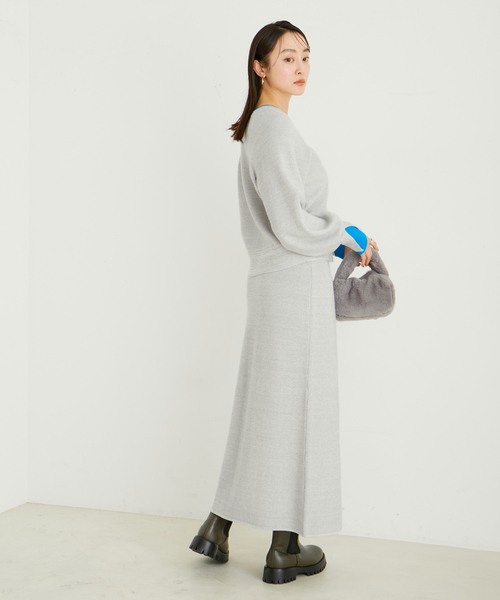 LE CERCLE par rope'(ルセルクルパーロペ)の「【再入荷】【セットアップ対応】レイヤードラメカーディガン(カーディガン/ボレロ・レディース・ブラック/ベージュ/ホワイト系その他2・FREE)」の22枚目の写真