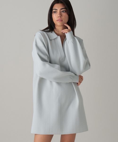 FOREVER 21(フォーエバー トゥエンティーワン)の「【2024SS】スキッパーニットミニワンピース(ワンピース・レディース・ブラック/ライトグレー/グリーン・FREE)」の2枚目の写真