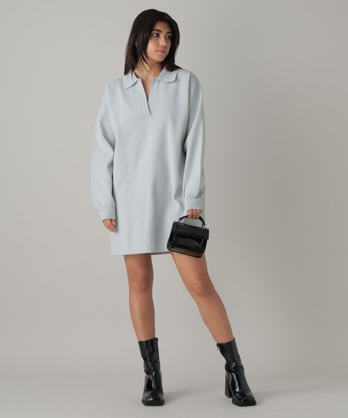 FOREVER 21(フォーエバー トゥエンティーワン)の「【2024SS】スキッパーニットミニワンピース(ワンピース・レディース・ブラック/ライトグレー/グリーン・FREE)」の21枚目の写真