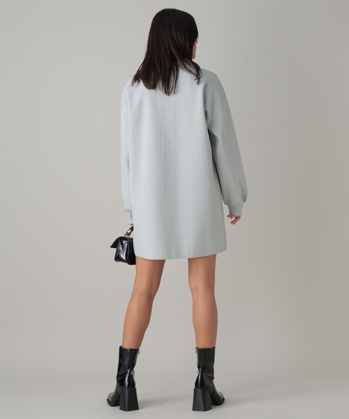 FOREVER 21(フォーエバー トゥエンティーワン)の「【2024SS】スキッパーニットミニワンピース(ワンピース・レディース・ブラック/ライトグレー/グリーン・FREE)」の9枚目の写真