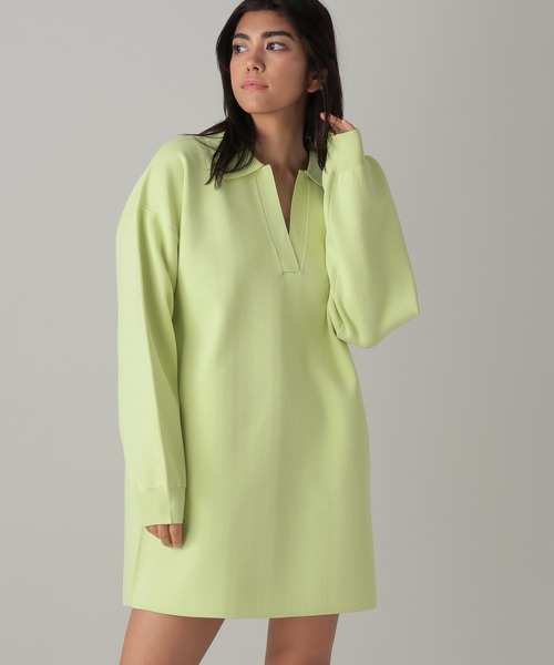 FOREVER 21(フォーエバー トゥエンティーワン)の「【2024SS】スキッパーニットミニワンピース(ワンピース・レディース・ブラック/ライトグレー/グリーン・FREE)」の8枚目の写真