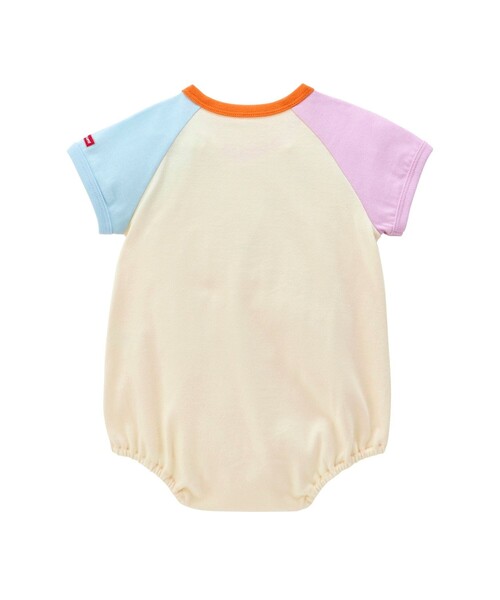 HOT BISCUITS(ホットビスケッツ)の「顔ドン ボディシャツ(ロンパース)(ロンパース・キッズ・アイボリー/イエロー・80cm/70cm)」の6枚目の写真