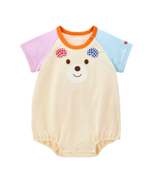 HOT BISCUITS(ホットビスケッツ)の「顔ドン ボディシャツ(ロンパース)(ロンパース・キッズ・アイボリー/イエロー・80cm/70cm)」の14枚目の写真