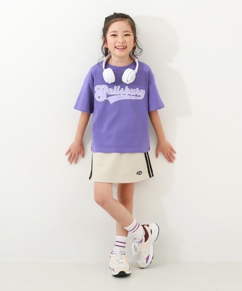 devirock（デビロック）の「【セットアップ可能】サイドライン ミニスカート(インナー付き)（スカート・キッズ・アイボリー/ブラック/ピンク系3・100cm/110cm/120cm/130cm/140cm/150cm/160cm）」の10枚目の写真