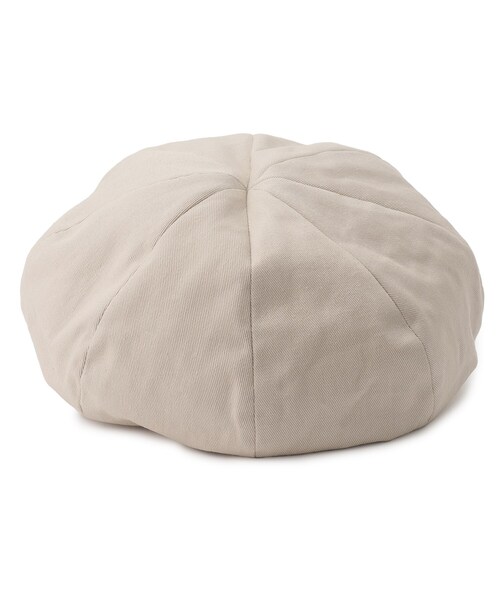 SHOO・LA・RUE（シューラルー）の「◆金ボタン付ベルトキャスケット（キャスケット・レディース・ブラック/ベージュ・00）」の8枚目の写真