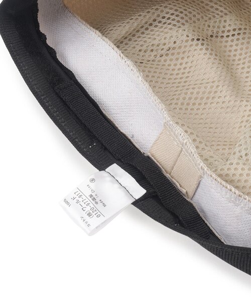 SHOO・LA・RUE（シューラルー）の「◆金ボタン付ベルトキャスケット（キャスケット・レディース・ブラック/ベージュ・00）」の5枚目の写真