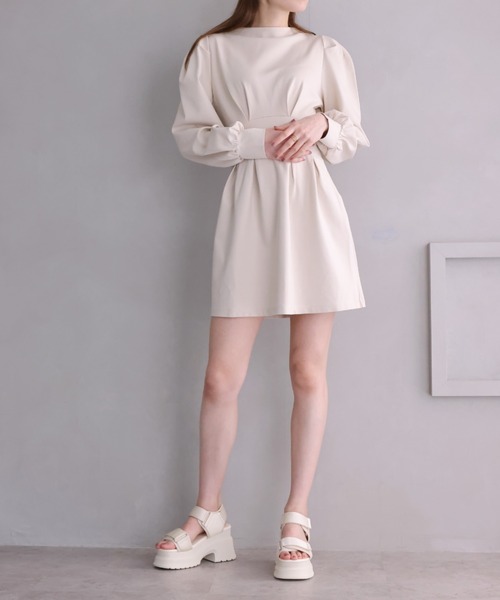 VIVIAN(ヴィヴィアン)の「厚底プラットフォームベルクロダッドサンダル(サンダル・レディース・グレー/ブラック/アイボリー・S/M/L)」の16枚目の写真