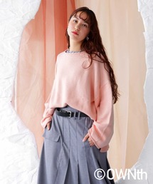 OWNth | ワイドニットショート丈トップス(ニット/セーター)