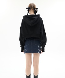 LUVISTRUE（ラヴイズトゥルー）の「VL 2-WAY CROP HOOD ZIP UP