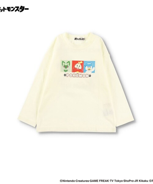BRANSHES（ブランシェス）の「【Pokemon/ポケットモンスター（ポケモン）】　ロンT　長袖Tシャツ（Tシャツ/カットソー・キッズ・その他2/ブラック/アイボリー/その他1/ネイビー/その他4/その他5/その他3・130/120/100/110/140/150）」の9枚目の写真