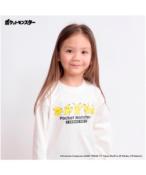 BRANSHES（ブランシェス）の「【Pokemon/ポケットモンスター（ポケモン）】　ロンT　長袖Tシャツ（Tシャツ/カットソー・キッズ・その他2/ブラック/アイボリー/その他1/ネイビー/その他4/その他5/その他3・130/120/100/110/140/150）」の5枚目の写真