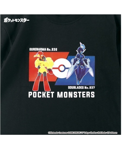 Pokemon/ポケットモンスター（ポケモン）】 ロンT 長袖Tシャツ（T