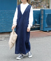 FORK&SPOON | FORK&SPOON　ソフトツイスト2WAYジャンパースカート(ジャンパースカート)