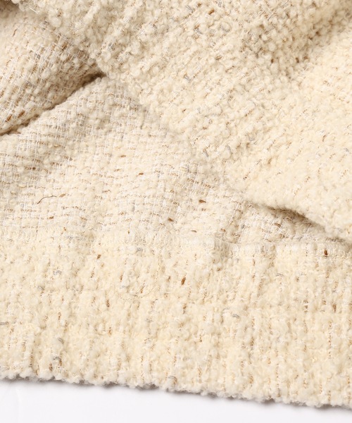 ジャケット・アウター JieDa 24AW TWEED ZIP SHIRT Jieda（ジエダ）の「TWEED ZIP SHIRT（ブルゾン）」 - WEAR
