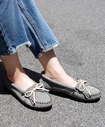 【MINNETONKA/ミネトンカ】 KILTY SUEDE MOC / キルティー スエード モカシン