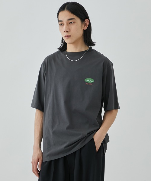 RAINMAKER（レインメーカー）の「【RAINMAKER/レインメーカー】MOON STAR（Tシャツ/カットソー・メンズ・ホワイト/ブラック・3/4）」の2枚目の写真