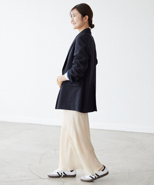 SLOBE IENA（スローブイエナ）の「ヴィンテージサテンマーメイドスカート（スカート・レディース・ライトグリーン/カーキ/アイボリー・36/38）」の6枚目の写真