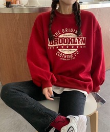 BROOKLYNカレッジロゴルーズスウェット