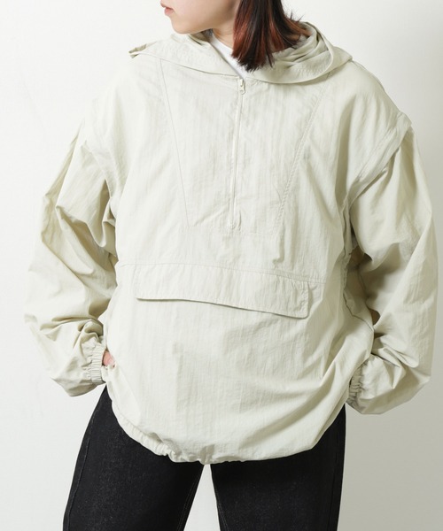 ZIP FIVE（ジップファイブ）の「【ZIP FIVE】 2WAY 撥水 ナイロン テック アノラック ジャケット 【アノラック + ベスト】（ナイロンジャケット・メンズ・イエロー/パープル/ブラック/オリーブ/オフホワイト・MEDIUM/LARGE/X-LARGE）」の7枚目の写真