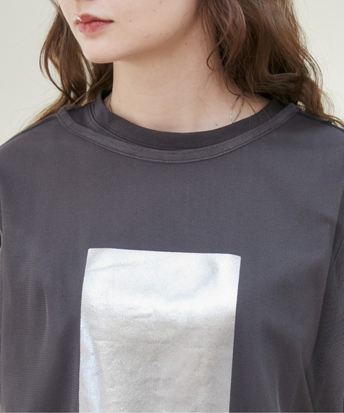 ArgueCulture神秘デザインチュールレイヤード長袖Tシャツ ArgueCulture神秘デザインチュールレイヤード長袖Tシャツ (Argue