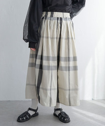 VENCEEXCHANGE | タフタチェックギャザースカート(スカート)