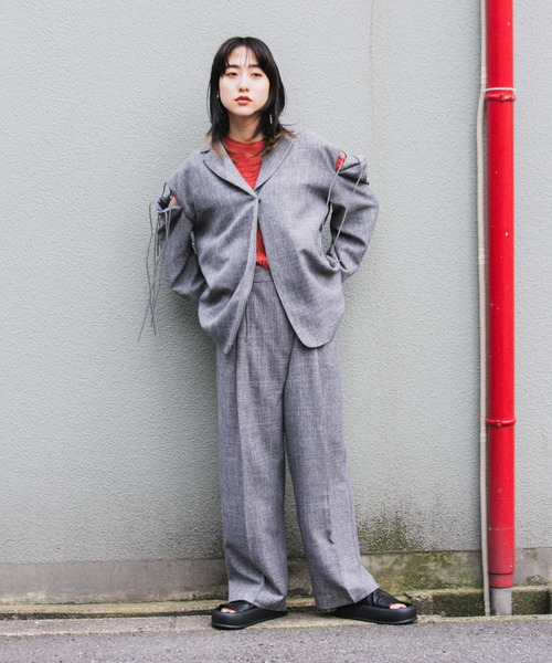 【セール】リボンディティールパンツ（その他パンツ）｜KBF（ケイビーエフ）