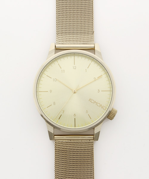 KOMONO.(コモノ)の「KOMONO(コモノ) wrist watch 腕時計(アナログ腕時計・メンズ・シルバー/ブロンズ/ゴールド・FREE)」の3枚目の写真