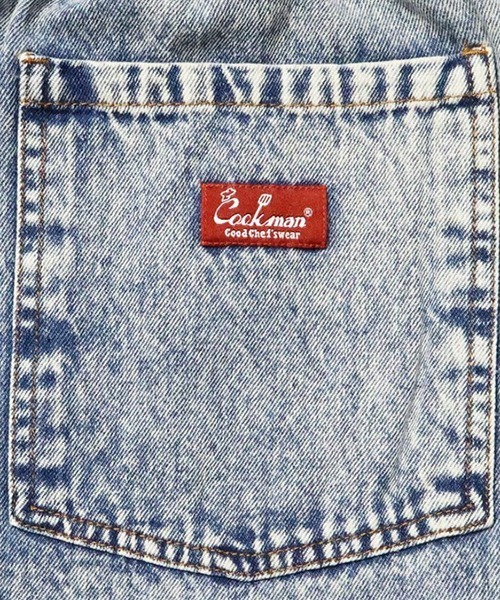 COOKMAN(クックマン)の「Cookman クックマン シェフ ショートパンツ ハーフパンツ イージーパンツ Snow Washed Denim Blue(デニムパンツ・メンズ・ケミカルウォッシュ・LARGE/MEDIUM)」の6枚目の写真