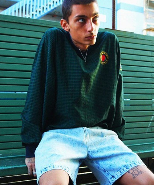 COOKMAN(クックマン)の「Cookman クックマン シェフ ショートパンツ ハーフパンツ イージーパンツ Snow Washed Denim Blue(デニムパンツ・メンズ・ケミカルウォッシュ・LARGE/MEDIUM)」の8枚目の写真