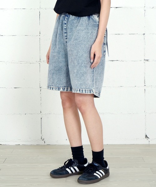 COOKMAN(クックマン)の「Cookman クックマン シェフ ショートパンツ ハーフパンツ イージーパンツ Snow Washed Denim Blue(デニムパンツ・メンズ・ケミカルウォッシュ・LARGE/MEDIUM)」の17枚目の写真