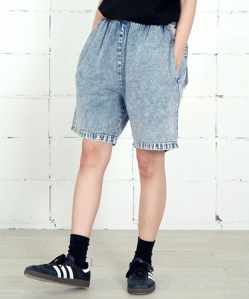 COOKMAN(クックマン)の「Cookman クックマン シェフ ショートパンツ ハーフパンツ イージーパンツ Snow Washed Denim Blue(デニムパンツ・メンズ・ケミカルウォッシュ・LARGE/MEDIUM)」の19枚目の写真