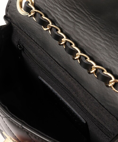 NOLLEY’S（ノーリーズ）の「【AULENTTI/ オーレンティ】キルティングポシェット（ショルダーバッグ・レディース・ブラック/オフホワイト・FREE）」の10枚目の写真