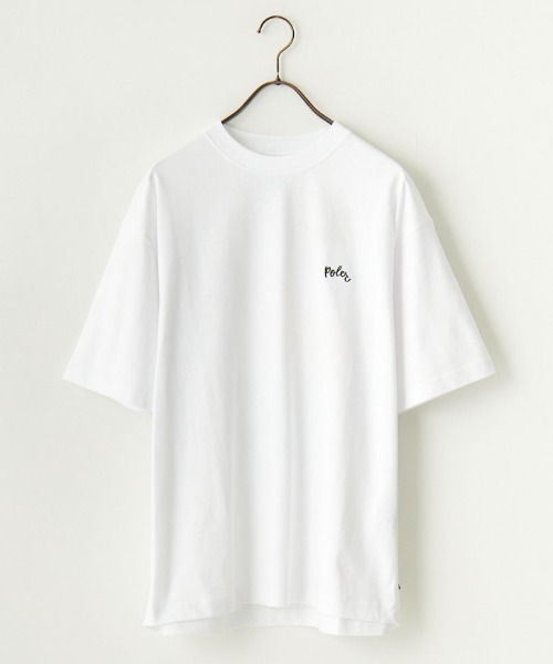 POLeR（ポーラー）の「[POLeR/ポーラー] 別注 POPPY フラワーバックプリント ショートスリーブTシャツ（Tシャツ/カットソー・レディース・ホワイト/ブルー/ブラック・M/L）」の6枚目の写真