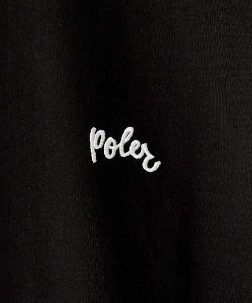 POLeR（ポーラー）の「[POLeR/ポーラー] 別注 POPPY フラワーバックプリント ショートスリーブTシャツ（Tシャツ/カットソー・レディース・ホワイト/ブルー/ブラック・M/L）」の4枚目の写真