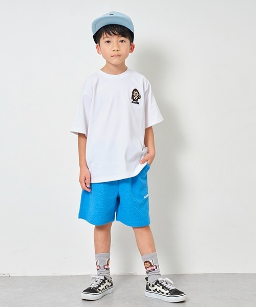 XLARGE KIDS（エクストララージキッズ）の「ゴリラ＆バナナキャップ（キャップ・キッズ・ライトグリーン/ブラック/サックスブルー・S(48-52cm)/M(52-56cm)）」の6枚目の写真