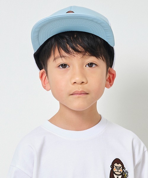 XLARGE KIDS（エクストララージキッズ）の「ゴリラ＆バナナキャップ（キャップ・キッズ・ライトグリーン/ブラック/サックスブルー・S(48-52cm)/M(52-56cm)）」の4枚目の写真