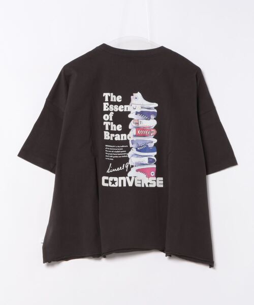 CONVERSE(コンバース)の「【CONVERSE】バックプリントワイドTee(Tシャツ/カットソー・レディース・ホワイト系1/ホワイト系2/ブラック系2/ブラック系1・M)」の5枚目の写真
