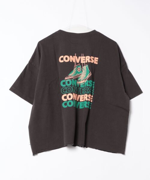 CONVERSE(コンバース)の「【CONVERSE】バックプリントワイドTee(Tシャツ/カットソー・レディース・ホワイト系1/ホワイト系2/ブラック系2/ブラック系1・M)」の6枚目の写真