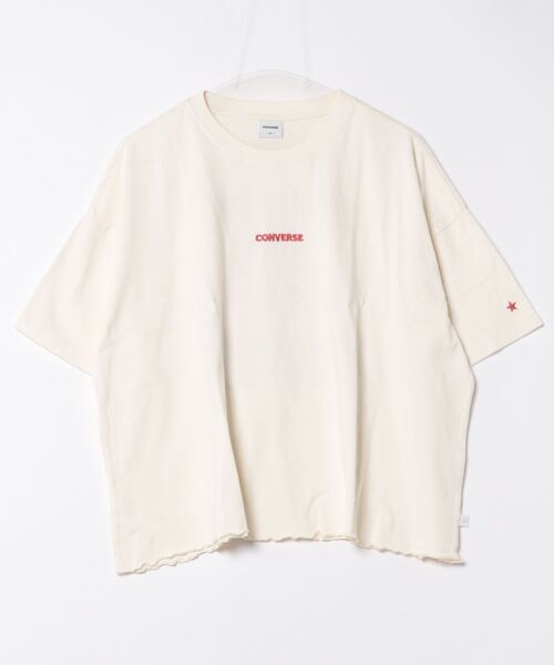 CONVERSE(コンバース)の「【CONVERSE】バックプリントワイドTee(Tシャツ/カットソー・レディース・ホワイト系1/ホワイト系2/ブラック系2/ブラック系1・M)」の9枚目の写真