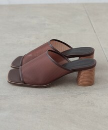 ◆【LE VERNIS】シアーメッシュミュール