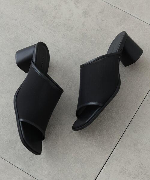 GALLEST(ギャレスト)の「◆【LE VERNIS】シアーメッシュミュール(サンダル・レディース・ダークブラウン/ベージュ/ブラック・45/35)」の2枚目の写真