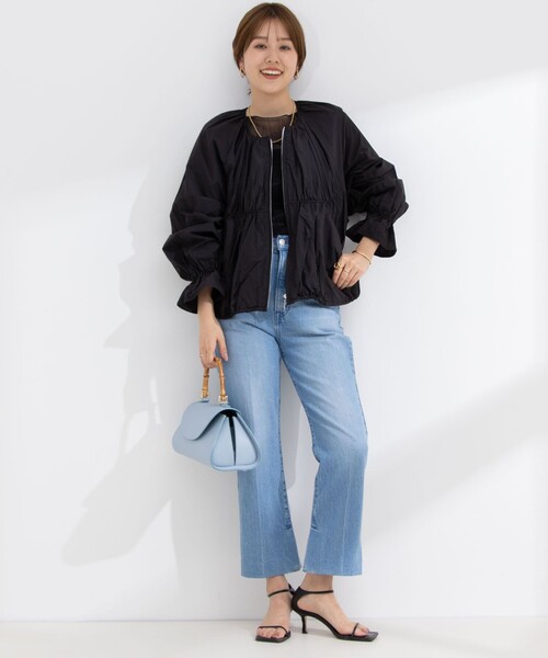 NOLLEY'S（ノーリーズ）の「シアータフタ袖口フリルブルゾン