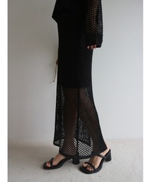 TRUNC | Glitter Mesh Skirt(スカート)