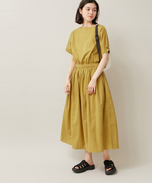 ROPE' PICNIC(ロペピクニック)の「【WEB限定カラー:スミクロ】INDIAウエストマークワンピース(ワンピース・レディース・スミクロ/ボルドー/ダークグリーン/マスタード・38)」の12枚目の写真