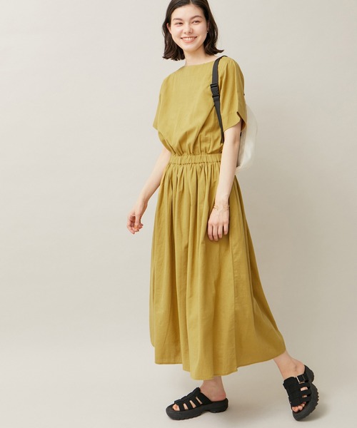 ROPE' PICNIC(ロペピクニック)の「【WEB限定カラー:スミクロ】INDIAウエストマークワンピース(ワンピース・レディース・スミクロ/ボルドー/ダークグリーン/マスタード・38)」の13枚目の写真