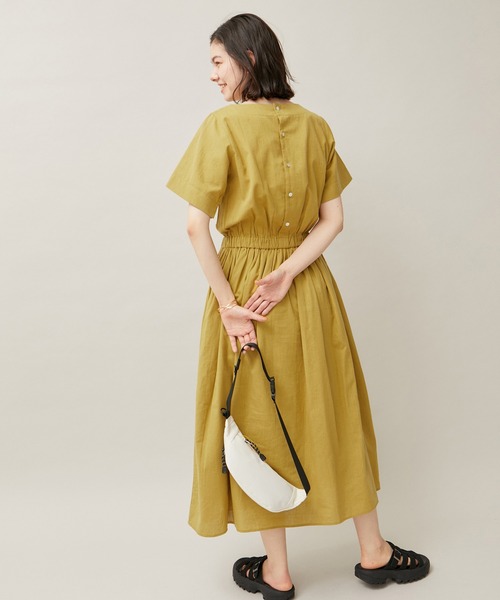 ROPE' PICNIC(ロペピクニック)の「【WEB限定カラー:スミクロ】INDIAウエストマークワンピース(ワンピース・レディース・スミクロ/ボルドー/ダークグリーン/マスタード・38)」の14枚目の写真