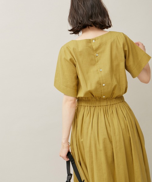 ROPE' PICNIC(ロペピクニック)の「【WEB限定カラー:スミクロ】INDIAウエストマークワンピース(ワンピース・レディース・スミクロ/ボルドー/ダークグリーン/マスタード・38)」の15枚目の写真