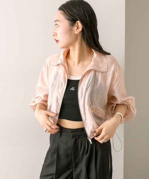 mline（エムライン）の「【4色展開】[mline]配色刺繍タンクトップ（タンクトップ・レディース・ブラック/オフホワイト/イエロー/グリーン・FREE）」の12枚目の写真