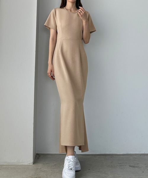 【最終値下げ】Leja ロングワンピース 当日発送】花柄チュールパフスリーブワンピースドレス