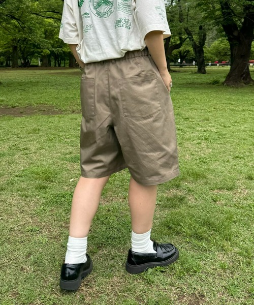 SOUNDSGOOOOD（サウンズグッド）の「【SOUNDS GOOOOD / サウンズグッド】グルカチノワイドショートパンツ（チノパンツ・レディース・ミント/オレンジ/ベージュ/ブラック・ONE SIZE）」の20枚目の写真